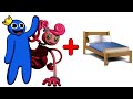 Mommy Long Lesgs + Blue Rainbow Friends + Bed = ??? | Poppy Playtime Chapter  3