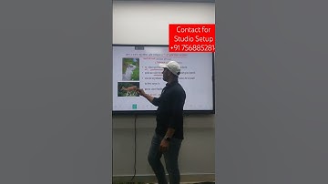 PTZ camera Recording || youtube studio setup for Teachers