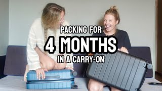 What We Pack in a CarryOn for 4 MONTHS !! (full video)