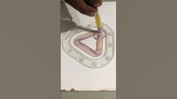 ""Radiant Heart: Spirograph With Vibrant Colors" #spirographshr #spirograph #Short #shortvideo #art