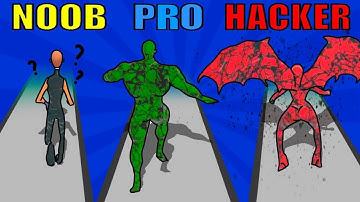 NOOB vs PRO vs HACKER in Black Hero 3D