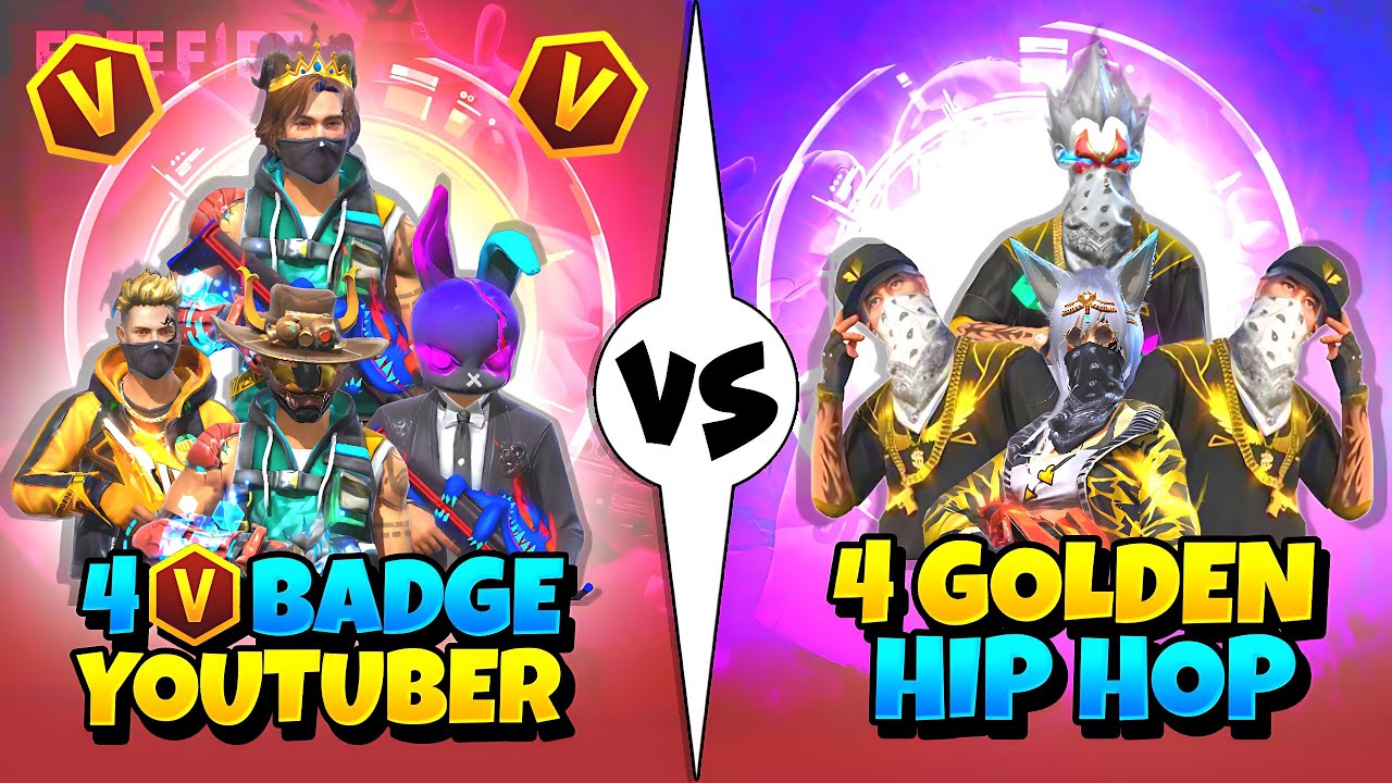 4 V Vage vs 4 Hiphop Player😱// New Interesting ￼video😍// Gaming Hasib