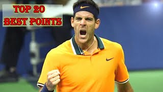Tennis - Top 20 Best Points of JMDel Potro (with my narrative) | Top 20 Mejores puntos de Del Potro by Maxtennis 7,349 views 2 years ago 7 minutes, 19 seconds