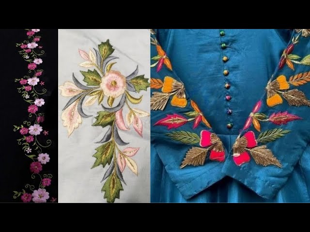 35+ Cutwork Embroidery Designs 💞|| Kadai Wale Suit || Machine Embroidery  ||👌 कढाई वाले सूट के डिजाइन - YouTube