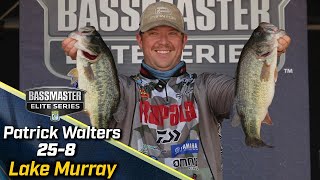 Patrick Walters leads Day 1 of Bassmaster Elite at Lake Murray with 25 pounds, 8 ounces