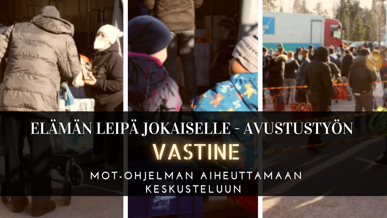 Elämän Leipä Jokaiselle -avustustyön vastine MOT-ohjelman aiheuttamaan keskusteluun
