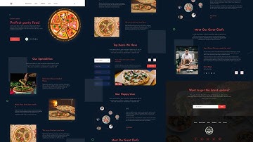 Responsive pizza website using HTML, CSS and jQuery | Part - 1 (Intro)