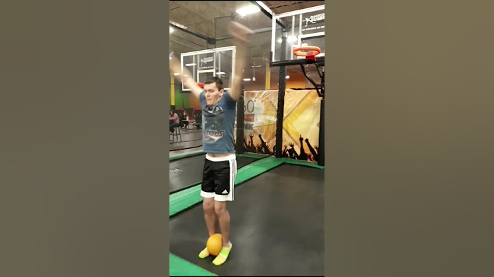 Scoring a basketball with a backflip
