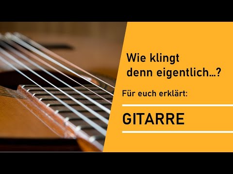 Video: Zu Welchen Instrumenten Gehört Die Gitarre?