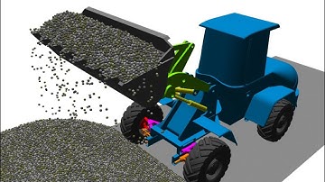samadii/DEM: Wheel Loader simulation