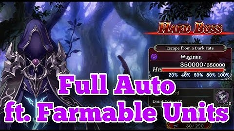 Waginau Hard Boss, Escape from a Dark Fate || The Alchemist Code