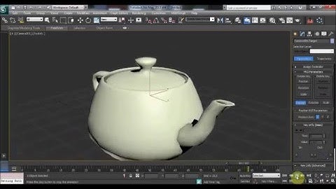 3ds max tutorial-Camera moving around object