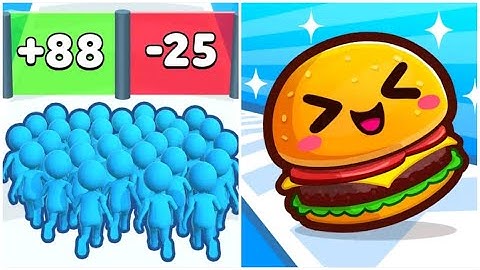 Food Run Vs Count Master 🎨🫁Walkthrough All New Max Update Mobile Gameplay Video OG8679