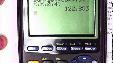 SUM & SEQUENCE Calculator Commands