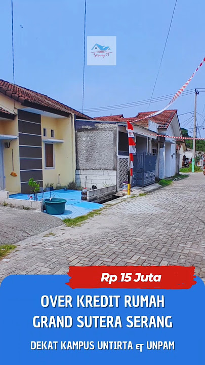 Jual Over Kredit Rumah Murah 15 Jutaan Di Kota Serang Banten