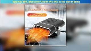 4 in 1 1224V Car Heater Fan Car Car Windshield Fast Heating Defrost Defogger 360 Rotation Auto