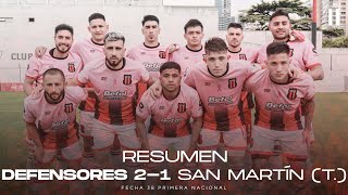 Resumen | Defensores 2-1 San Martín de Tucumán | Fecha 38 Primera Nacional 2023