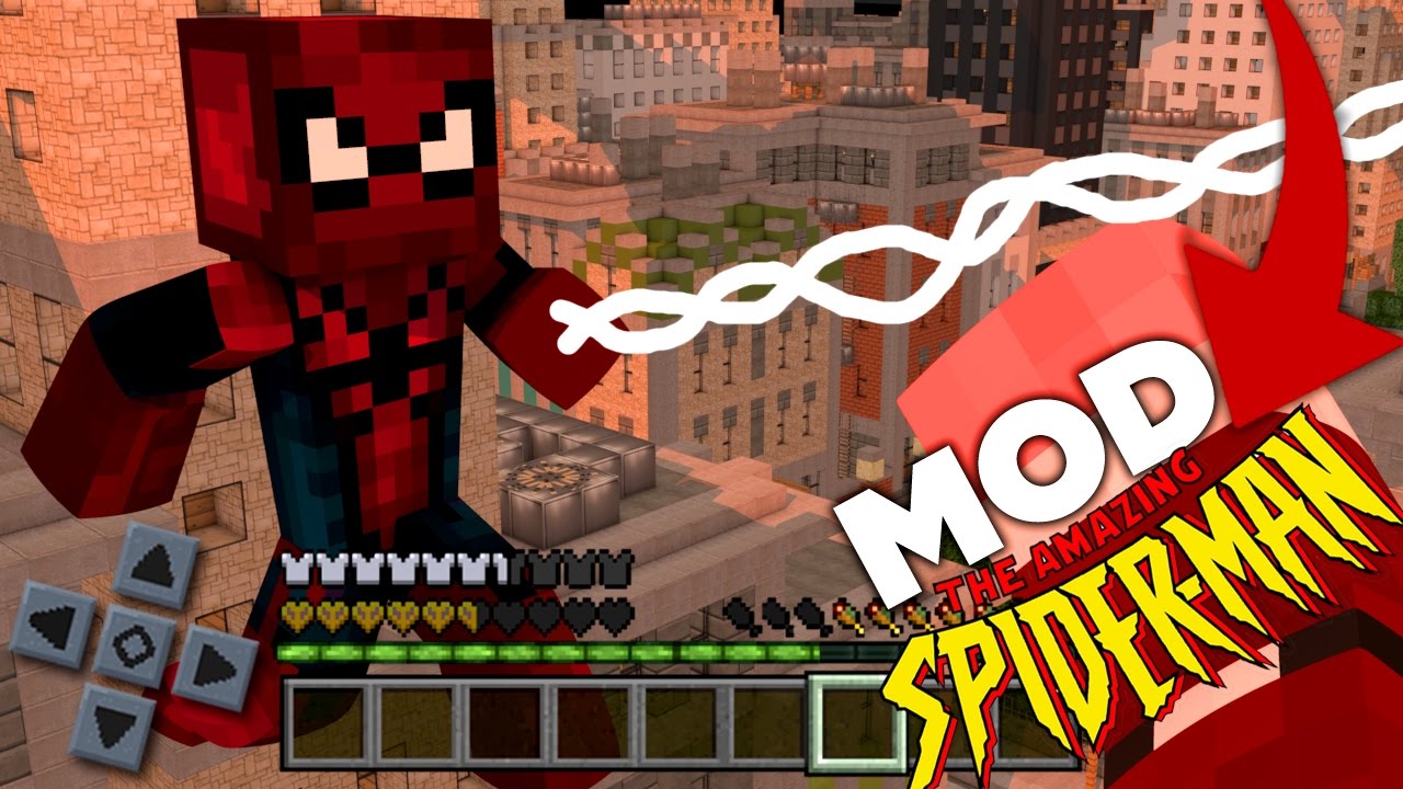 город человека паука в майнкрафт. человек паук на minecraft pe. человек паук на minecraft pe. мод на человека паука в майнкрафте. человек паук на minecraft pe.