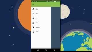 [Android] Demo Drawer Navigation Menu with Material Design Style screenshot 1