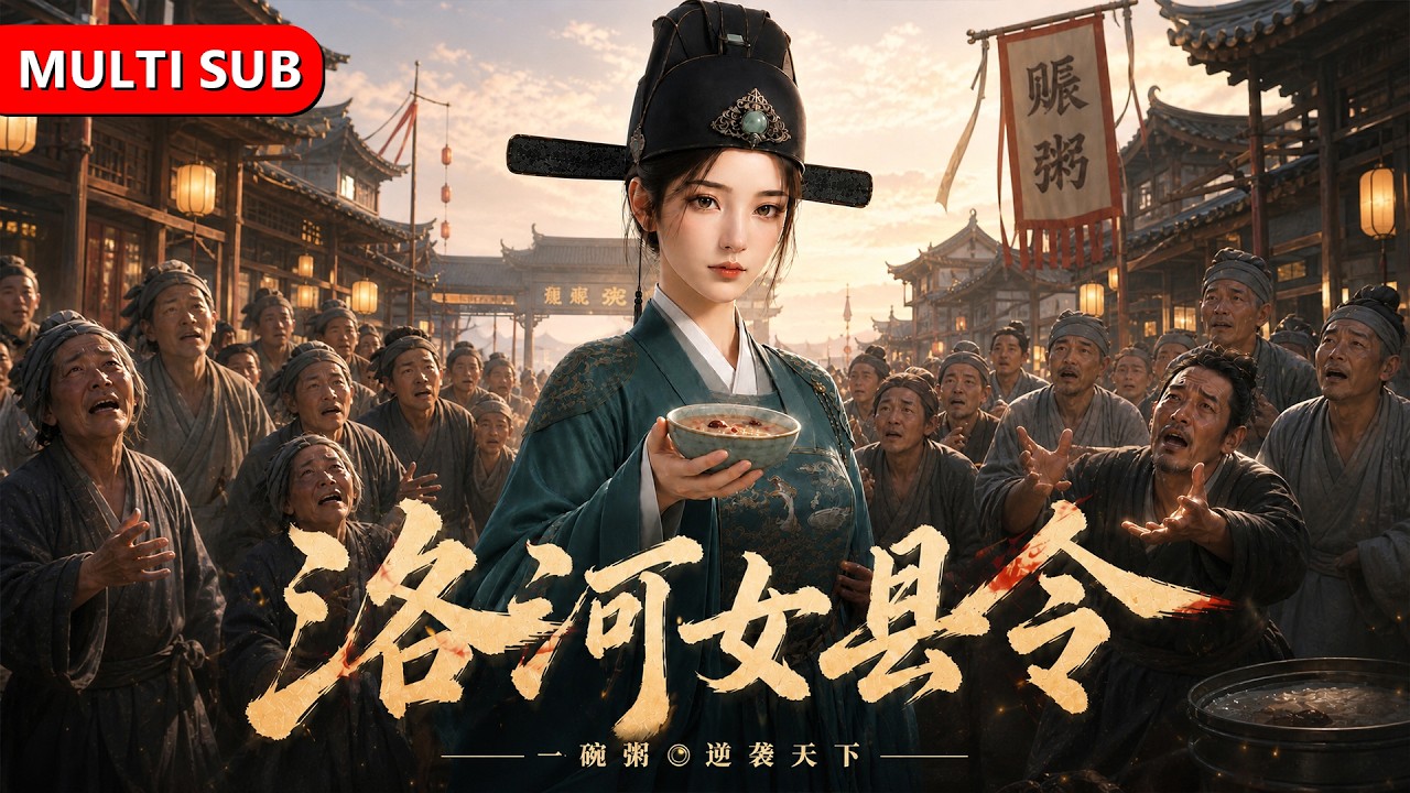 Full🔥別人穿成公主王妃，她卻穿成窮縣令？年後皇帝親手遞上玉璽：別管縣了，管朕的江山吧！《洛河女縣令》#ai短劇 #ai #aivideo #donghua