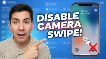 How To Turn Off Camera Swipe On iPhone Lock Screen!