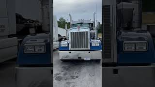 Nice Blue Flattop Kenworth W900 #trucking #semi #kenworth #shorts #fyp #trucker #driver #nice #otr