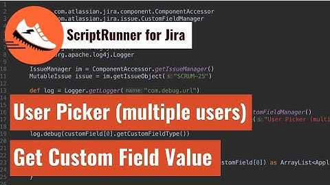 ScriptRunner for Jira - User Picker (multiple users)
