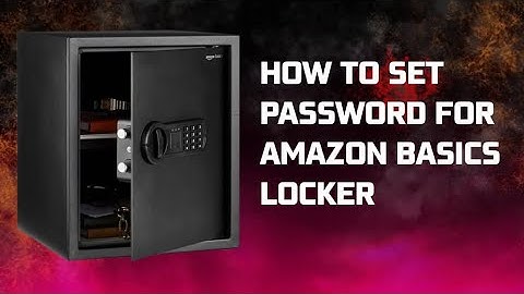 Amazon basic locker how to set password