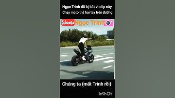 Ngọc Trinh chạy môtô phân khối lớn có hành động lạ