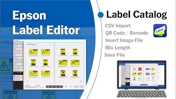 Epson Label Editor Software - Using The Catalog of Templates to Simplify Label Design