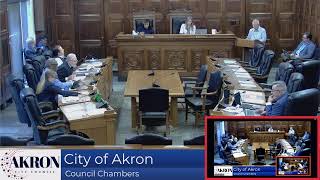 City of Akron Council Committee Meetings - 09.08.2025