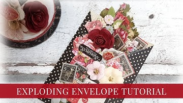 [Tutorial] Love Notes Loaded Envelope by Aleksandra Mihelič for  Graphic 45