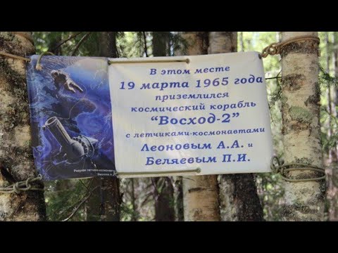К месту посадки космического коробля Восход2. Леонов и Беляев
