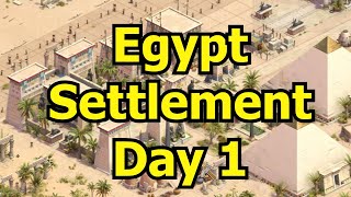 Forge of Empires: 7-Day Egypt Settlement Run - Day 1