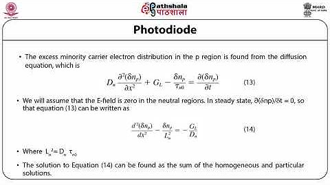 Photodetector, p I n photodiode, and Avalanche photodiode