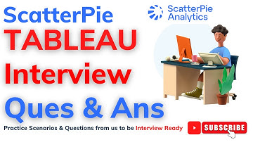 Tableau Interview Question and Answers | Scatter Pie - Set 2| #xpressurdata