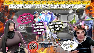 ACAK TIM CODE PRANK CEWEK MATRE PAKE SET SULTAN  LANGSUNG MINTA DIAMOND DIAJAKIN ENAK-ENAK