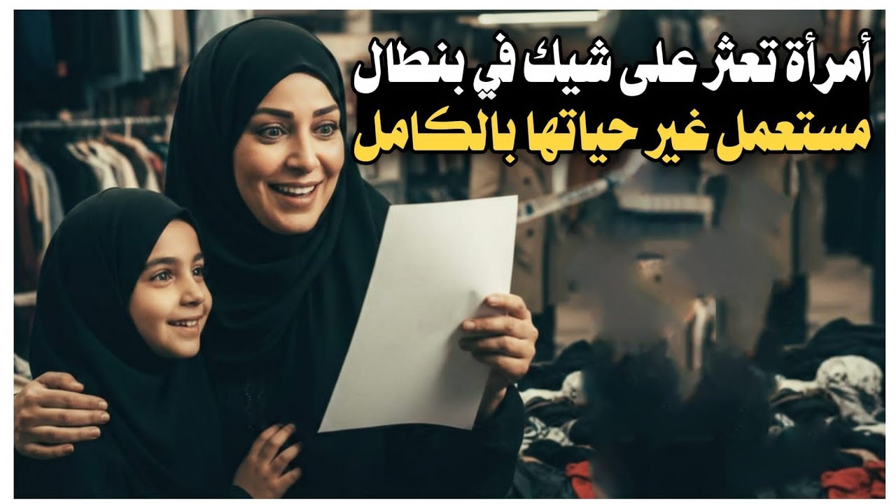 165 _ أمرأة تعثر على شيك في بنطال مستعمل غير حياتها بالكامل!