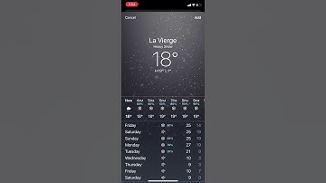 iOS 14 weather animation 33: heavy snow: Night