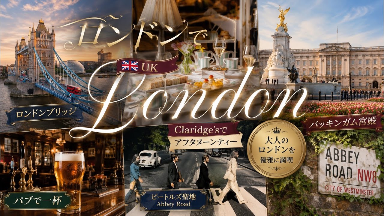 🇬🇧ロンドン観光｜Claridge'sでアフタヌーティー｜バッキンガム宮殿