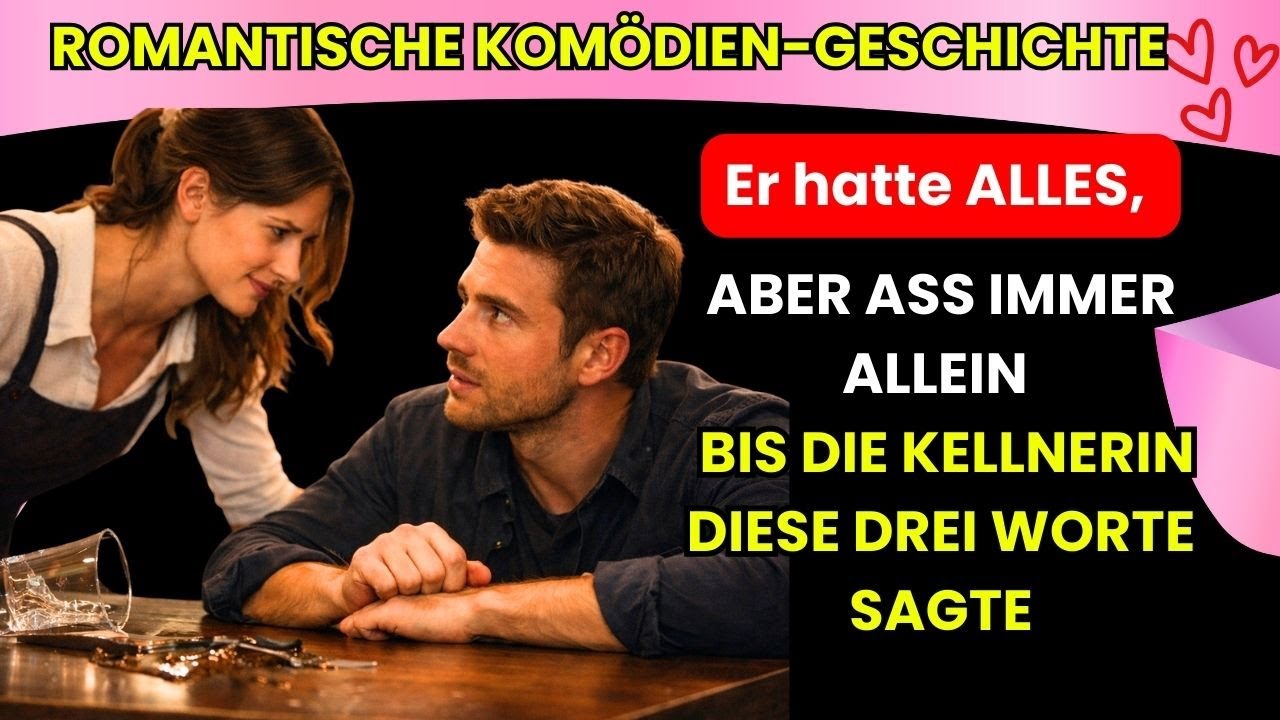 Er hatte ALLES, aber aß immer ALLEIN — bis die Kellnerin diese DREI WORTE sagte