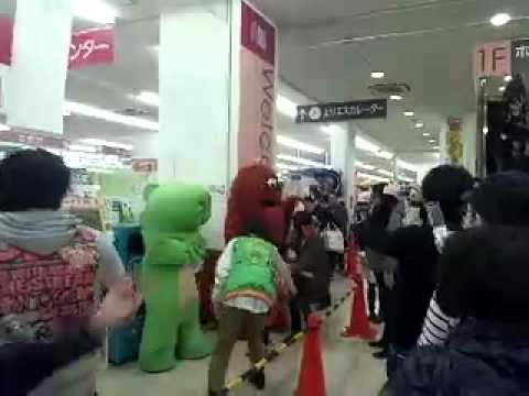 ガチャピンとムック発見！！