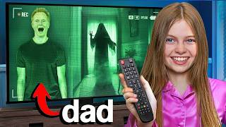 Jordan Matter! Hiding in Secret Room to Prank My Dad Security Cameras