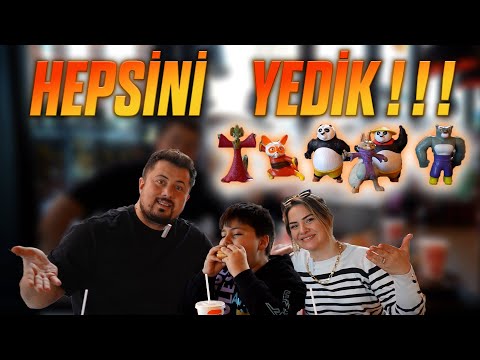 KUNG FU PANDA OYUNCAKLARI İÇİN TÜM MENÜLERİ YEDİK!