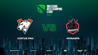 Virtus.pro vs MonaspA, Лига Ставок D2CL Season 17, bo3, game 2 [Ezh1k & Maelstorm & gexsun]