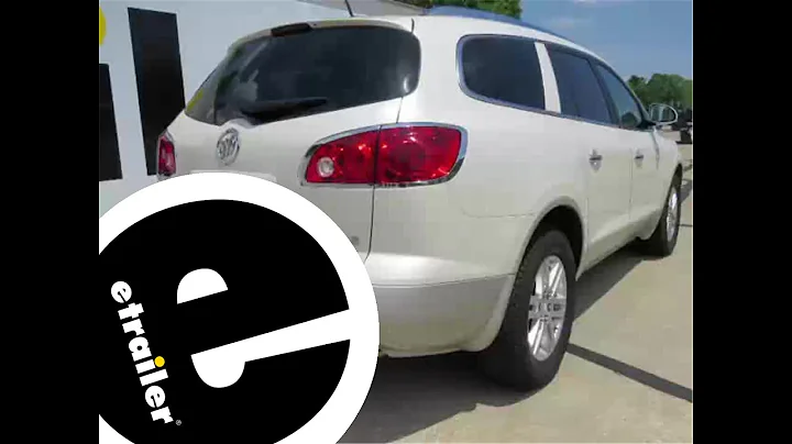 etrailer | DIY 2012 Buick Enclave Installation for the Draw-Tite Max-Frame Trailer Hitch Receiver