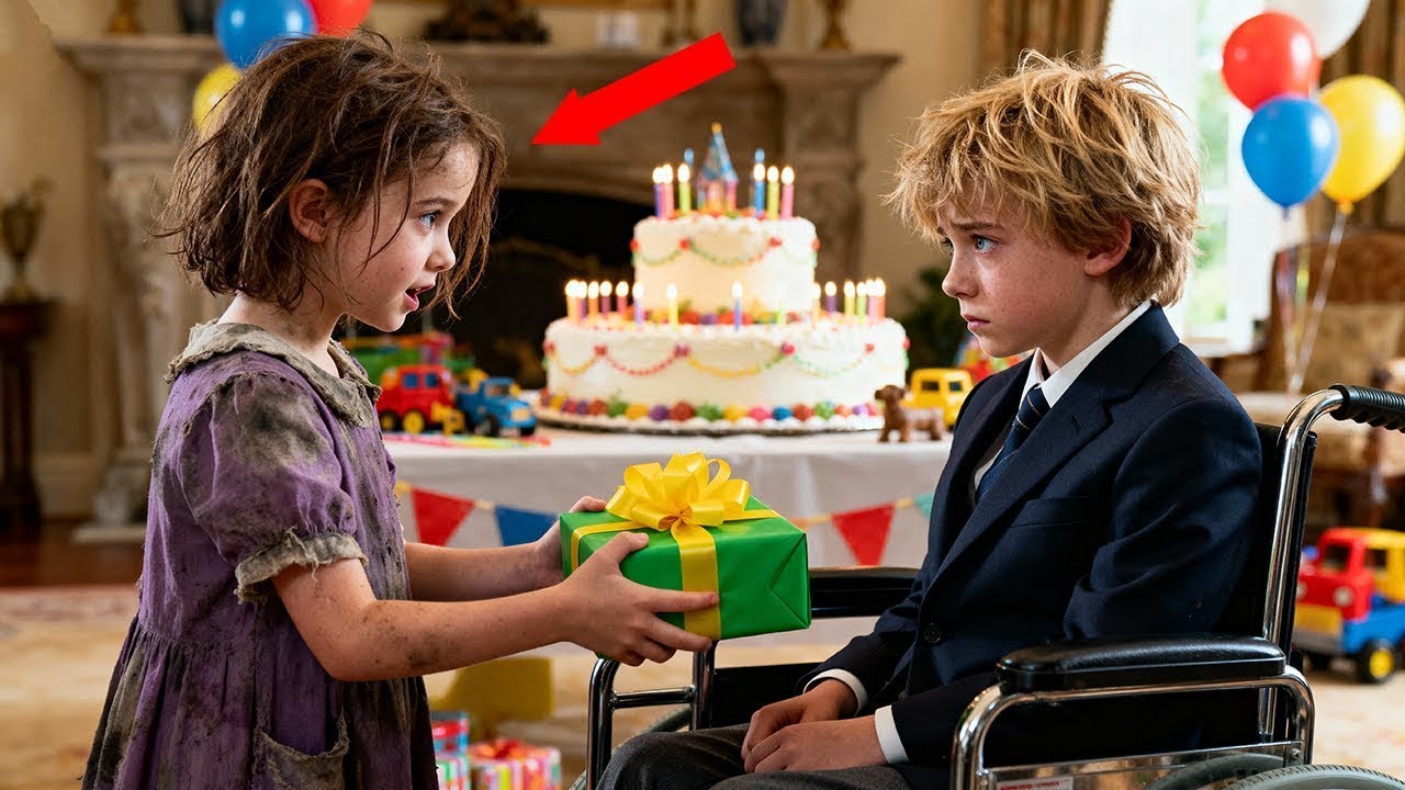 Personne ne vient à la fête du fils paralysé du millionnaire — jusqu’à l’arrivée d’une fille pauvre