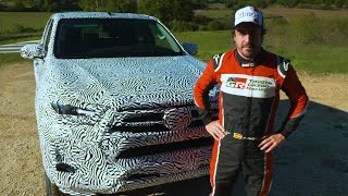 Formula One Champion Fernando Alonso Gets First Drive of the New Toyota Hilux