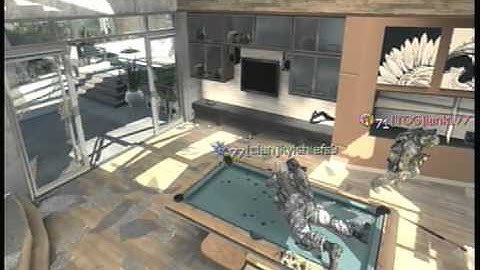 MW3 Pool table Fun (Public Match Messing with People)
