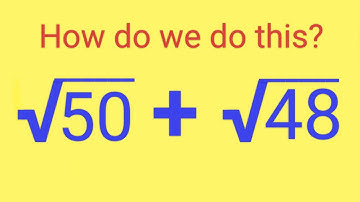 How to add square roots?